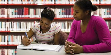 Mother/Daughter Doing Homework